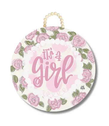 DK Designs It's a Girl Door Hanger