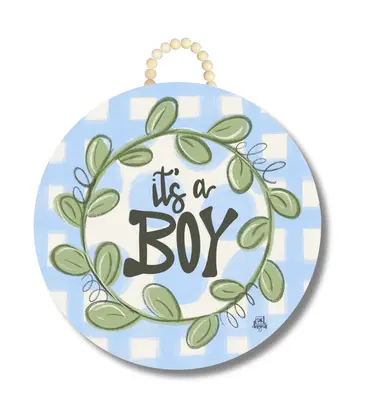 DK Designs It's a Boy Door Hanger