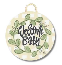 DK Designs Welcome Baby Door Hanger