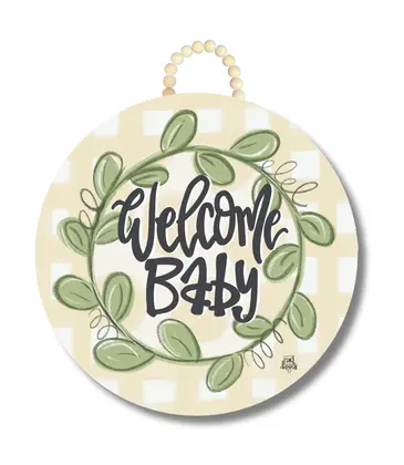 DK Designs Welcome Baby Door Hanger