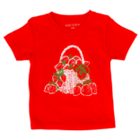 Mustard & Ketchup Mustard & Ketchup Red Strawberry Basket T-Shirt