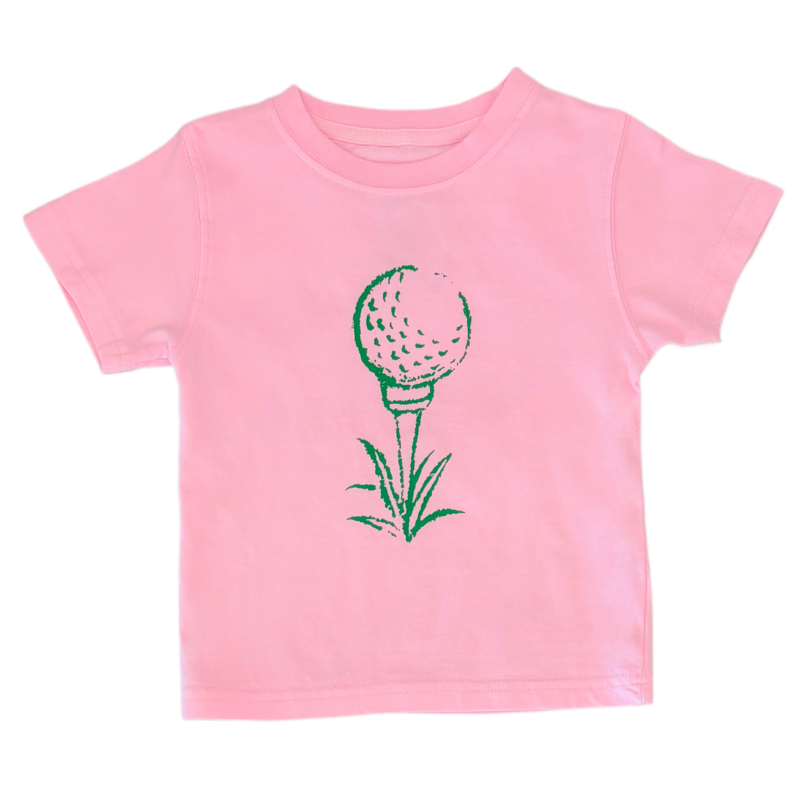 Mustard & Ketchup Mustard & Ketchup Light Pink Golf Tee T-Shirt