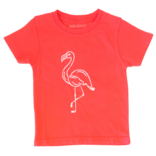 Mustard & Ketchup Mustard & Ketchup Peony Pink Flamingo T-Shirt