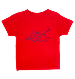 Mustard & Ketchup Mustard & Ketchup Red/Navy Baseball T-Shirt
