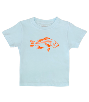 Mustard & Ketchup Mustard & Ketchup Light Blue Snapper T-Shirt