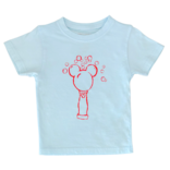 Mustard & Ketchup Mustard & Ketchup Light Blue Mickey Bubbles T-Shirt