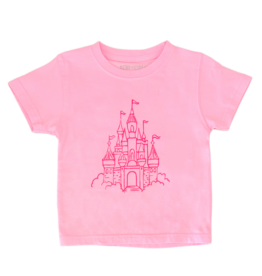 Mustard & Ketchup Mustard & Ketchup Light Pink Castle T-Shirt