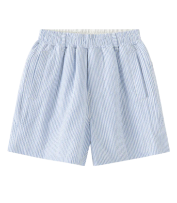 Meripex Meripex Blue/White Seersucker Freeballer Shorts
