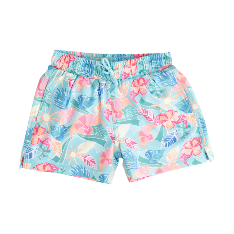PRODOH Prodoh Boogie Board Swim Trunk - Palm Paradise Print