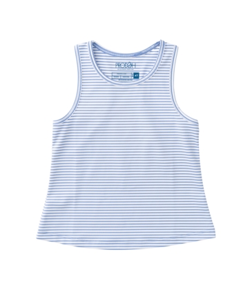 PRODOH Prodoh Race HER Back Active Tank Top - Persian Jewel Stripe