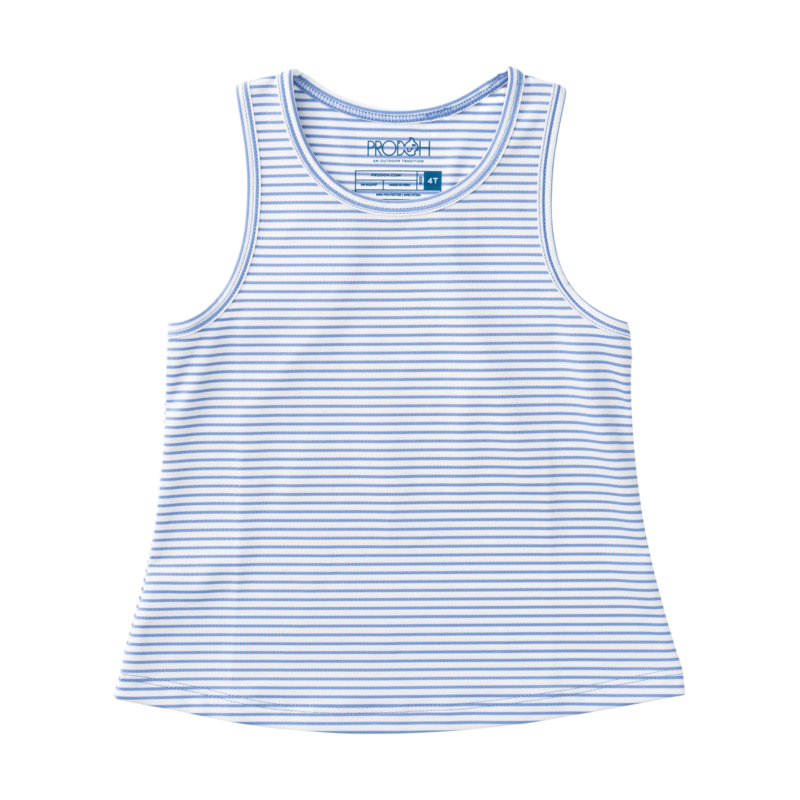 PRODOH Prodoh Race HER Back Active Tank Top - Persian Jewel Stripe