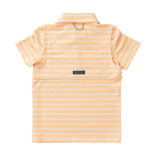 PRODOH Prodoh Pro Performance Polo - Orange Chiffon Stripe