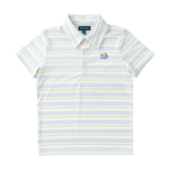 PRODOH Prodoh Pro Performance Polo - Yellow Pear Windsurfer Stripe