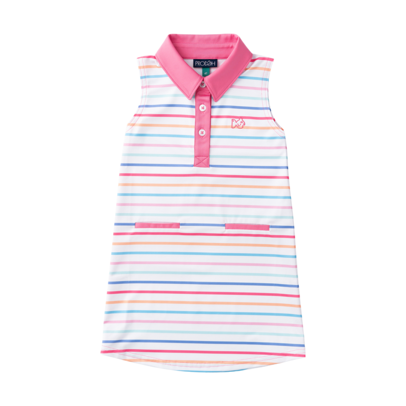 PRODOH Prodoh Pro Performance Polo Dress - Sunkissed Stripe