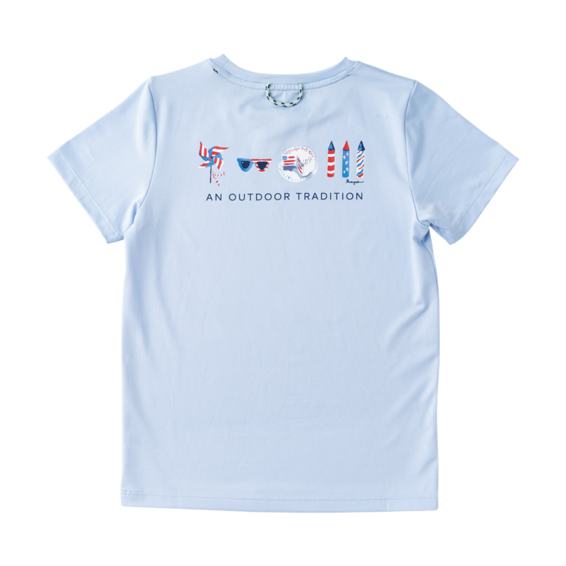 PRODOH Prodoh Pro Performance T-Shirt - Windsurfer Patriotic
