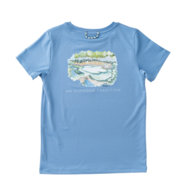 PRODOH Prodoh Pro Performance T-Shirt - Ashleigh Blue Golf Course