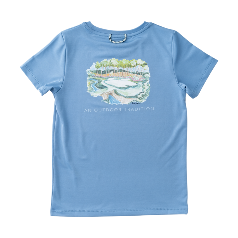 PRODOH Prodoh Pro Performance T-Shirt - Ashleigh Blue Golf Course