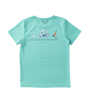 PRODOH Prodoh Pro Performance T-Shirt - Marine Green Golf