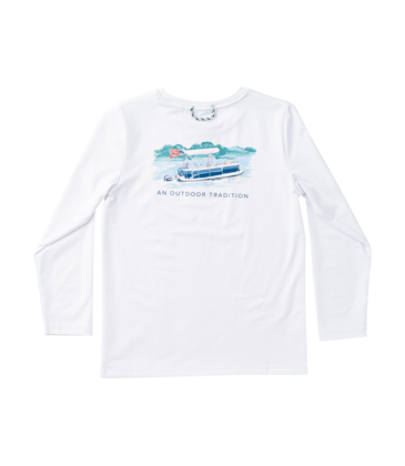 PRODOH Prodoh Pro Performance LS T-Shirt - Bright White Pontoon
