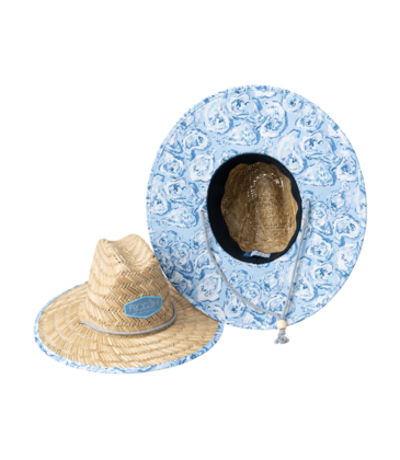 PRODOH Prodoh Straw Lifeguard Hat - Oyster Print