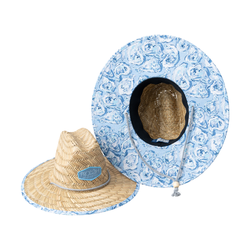 PRODOH Prodoh Straw Lifeguard Hat - Oyster Print