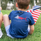 PRODOH Prodoh Pro Performance T-Shirt - Navy Peony Patriotic Marlin