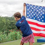 PRODOH Prodoh Pro Performance T-Shirt - Navy Peony Patriotic Marlin