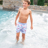 PRODOH Prodoh Boogie Board Swim Trunk - Windsurfer Fish Print