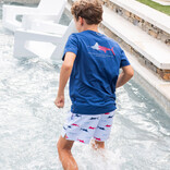 PRODOH Prodoh Pro Performance T-Shirt - Navy Peony Patriotic Marlin