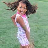 PRODOH Prodoh Pro Performance Polo Dress - Sunkissed Stripe