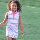 PRODOH Prodoh Pro Performance Polo Dress - Sunkissed Stripe