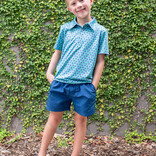 PRODOH Prodoh Pro Performance Polo - Marine Green Shell Print