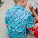 PRODOH Prodoh Pro Performance Polo - Marine Green Shell Print