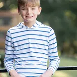 PRODOH Prodoh Pro Performance Hoodie - Windsurfer Navy Peony Stripe