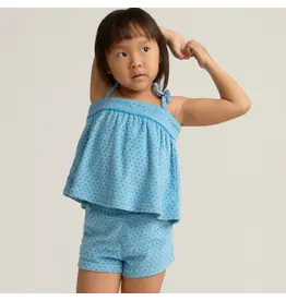Minnow Swim Le Marin Dot French Terry Tie Top & Short Set