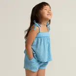 Minnow Swim Le Marin Dot French Terry Tie Top & Short Set