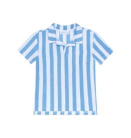 Minnow Swim Bay Stripe French Terry Polo