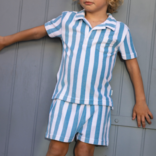 Minnow Swim Bay Stripe French Terry Short