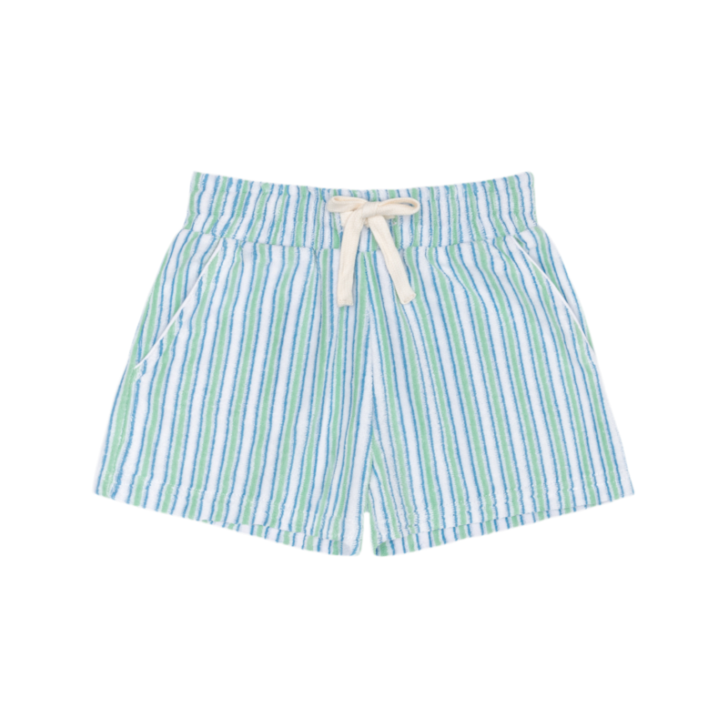 Minnow Swim Tamarin Stripe French Terry Short