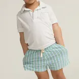 Minnow Swim Tamarin Stripe French Terry Short