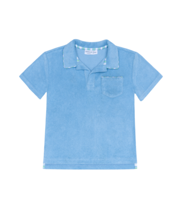 Minnow Swim Le Marin Blue French Terry Polo