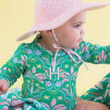 RuffleButts Coconut Cabana 1pc Rash Guard