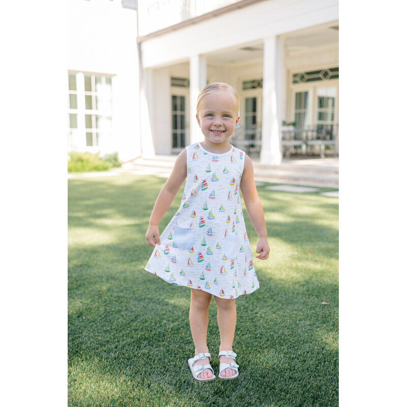 The Proper Peony The Proper Peony Yacht Sleeveless Dress