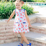 The Proper Peony The Proper Peony Lobster Sleeveless Dress