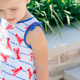 The Proper Peony The Proper Peony Lobster Sleeveless Dress