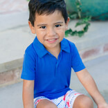 The Proper Peony The Proper Peony Regatta Blue Polo