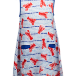 The Proper Peony The Proper Peony Lobster Sleeveless Dress