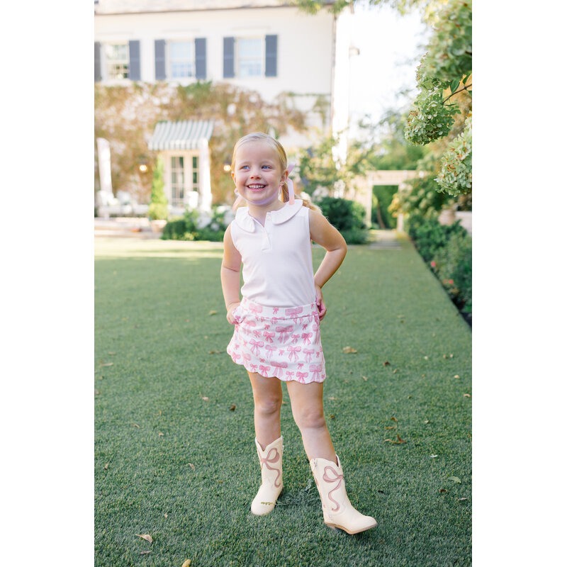 The Proper Peony The Proper Peony Grosgrain Scallop Skort