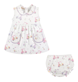 Baby Club Chic Baby Club Chic Golfing Grace Collared Dress w/ Bloomer