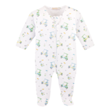 Baby Club Chic Baby Club Chic Golf Print Zipper Footie